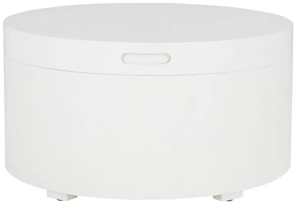 Rafaela Round Coffee Table - White