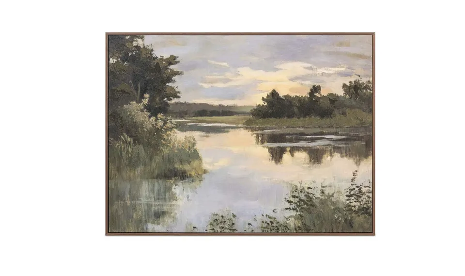Lakeside Framed Painting