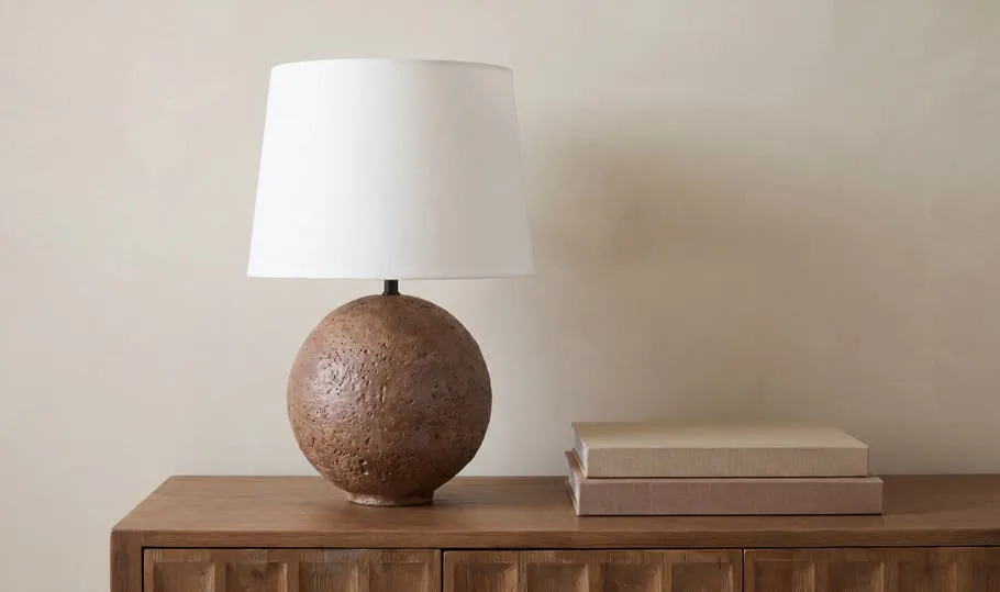 Whit Table Lamp Brown
