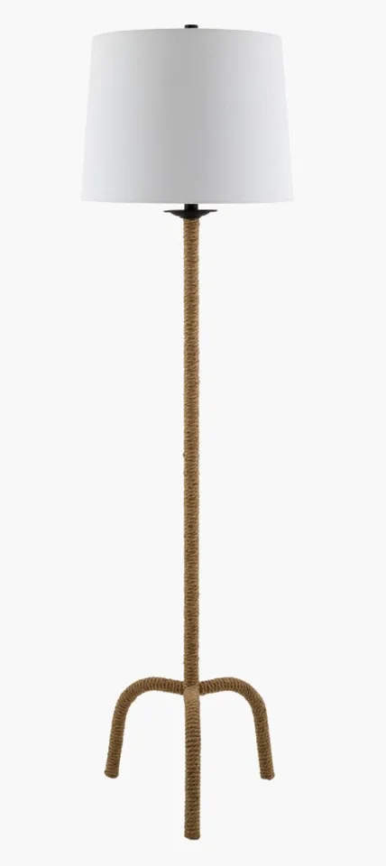 Seraya  Painted 61"H x 16"W x 16"D Accent Floor Lamp