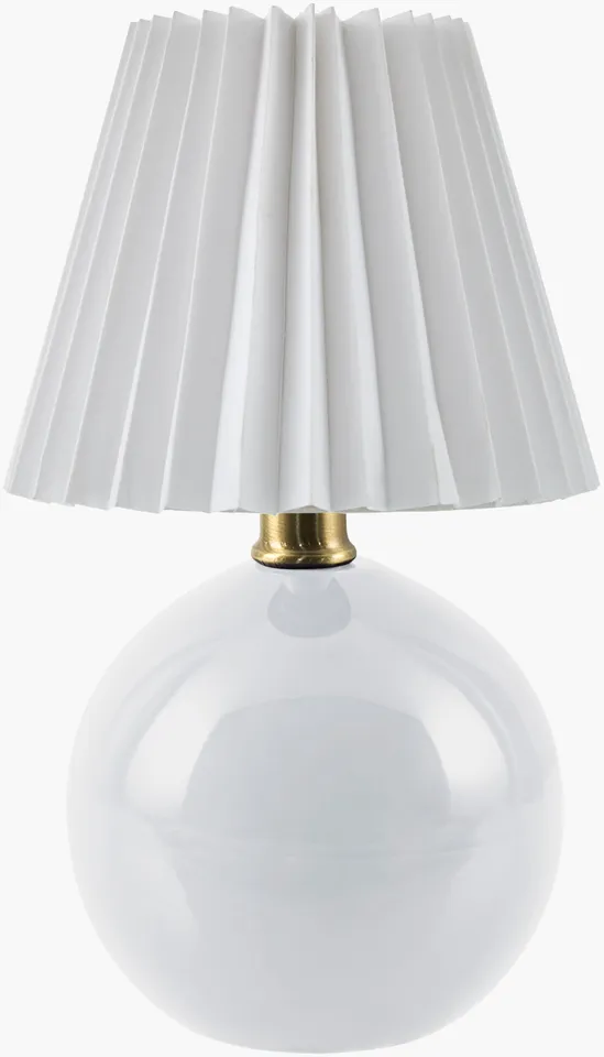 Ferez  Glazed 12"H x 8"W x 8"D Accent Table Lamp