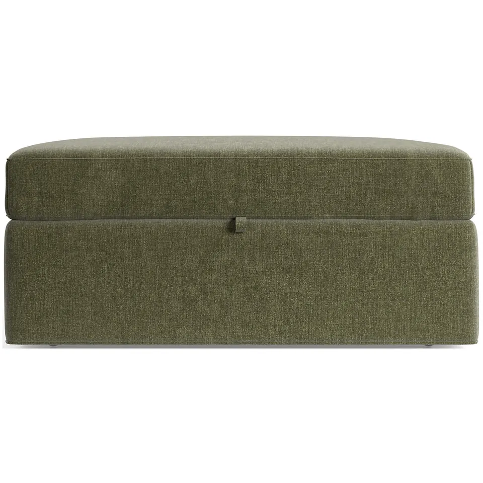 Axis 43" Storage Ottoman with Tray and Casters
