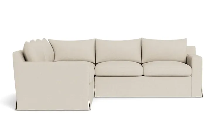 Sloan Slipcovered Corner 4-Seat Sectional Sofa