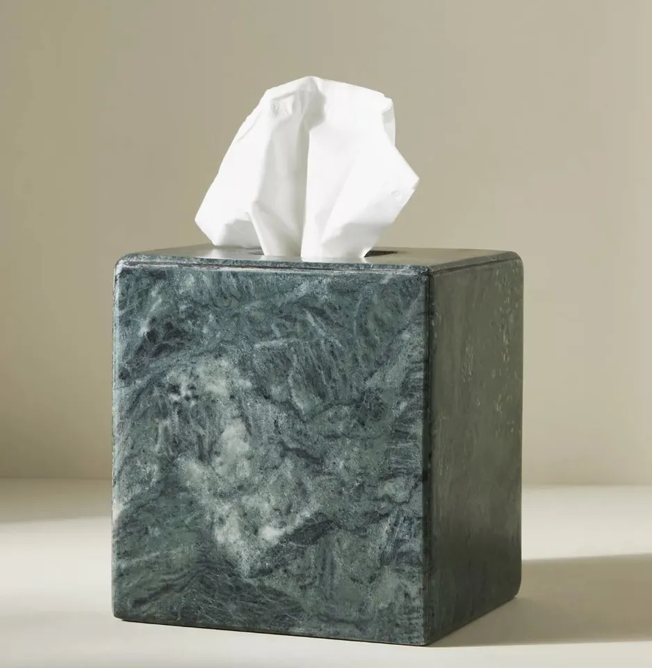 Esmeralda Marble Tissue Box