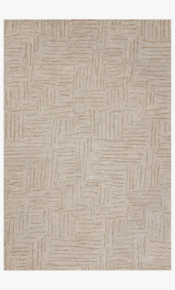 POL-08 CJ Smoke / Sand, 8'6" x 11'6"