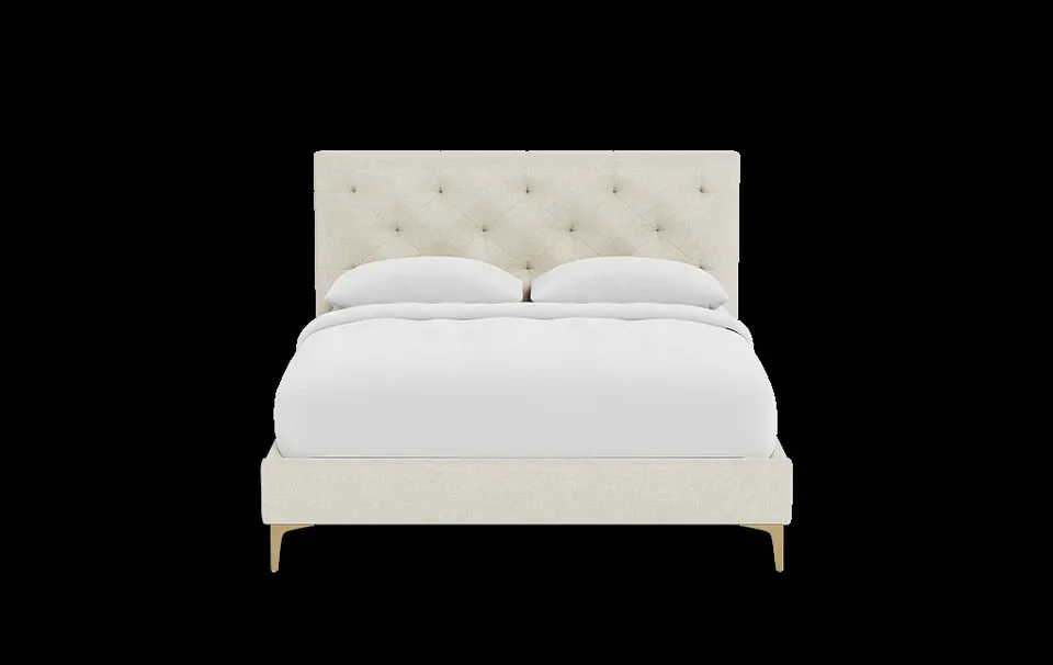 Lowen Upholstered Bed with Tufting Option