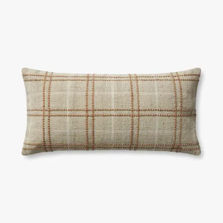 Magnolia Home by Joanna Gaines x Loloi Parker Sage / Rust 12" x 27" Cover w/Down