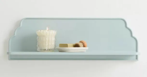 Betti Wood Scalloped Shelf