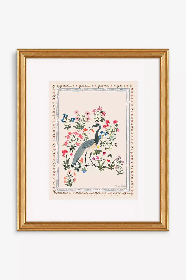 Crane #1 Miniature Print Wall Art