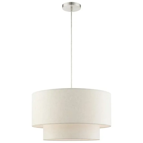 Maureen Double Drum Pendant