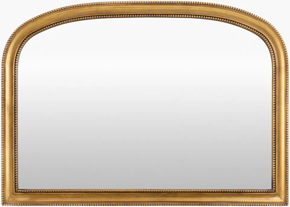 Nalanda Gold 28"H x 40"W x 2"D Mantel Mirror