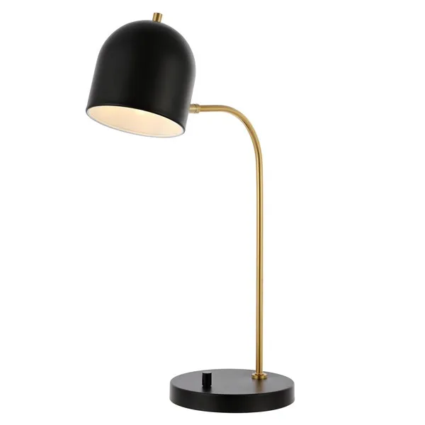 Drina 23.5-Inch High Table Lamp - Gold/Black