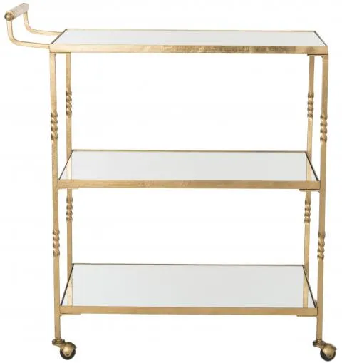 Aurelius Bar Cart - Gold