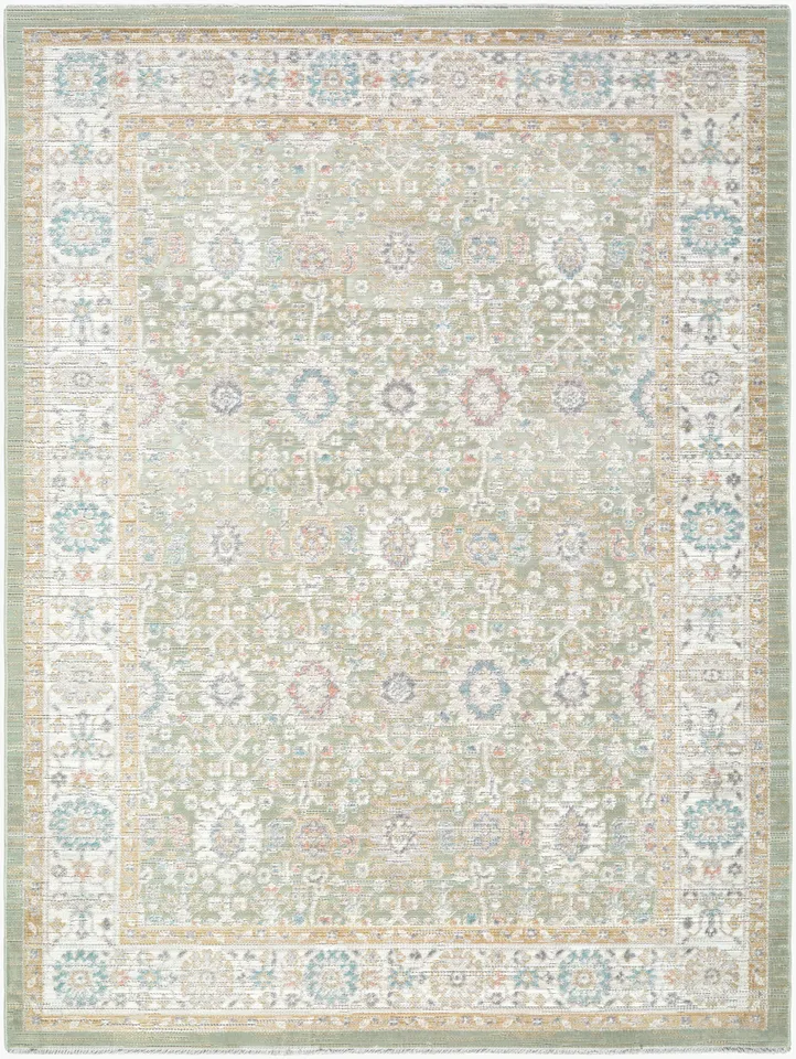 Amir Brown Indoor 7'10" x 10' Machine Woven Rug