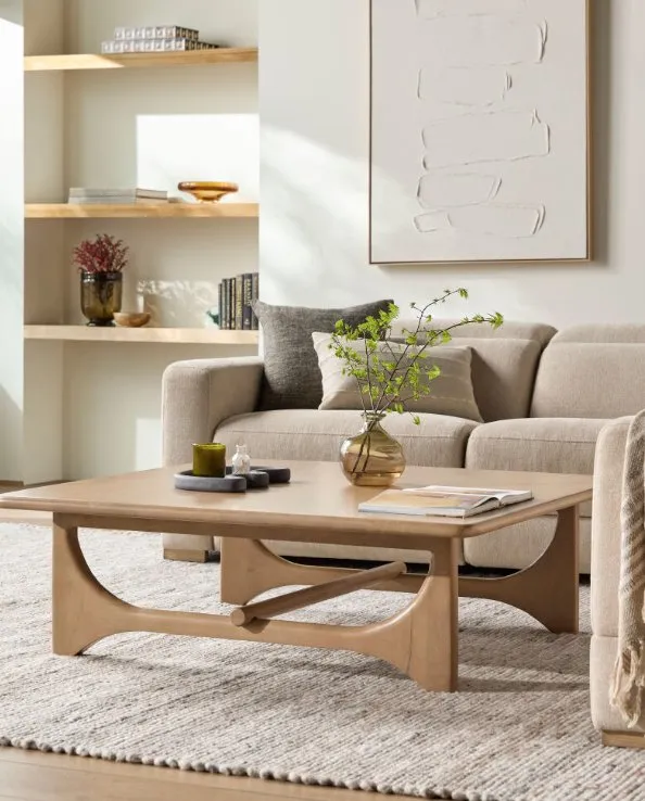 Arland  18"H x 48"W x 48"D Coffee Table