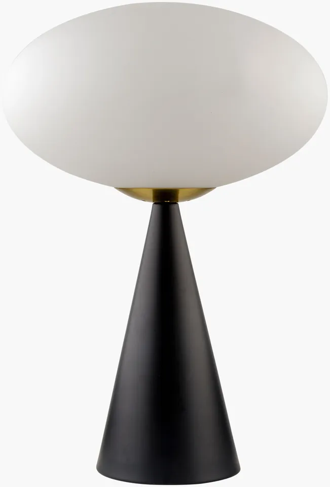 Orbique  Hand Painted 18"H x 13"W x 13"D Accent Table Lamp