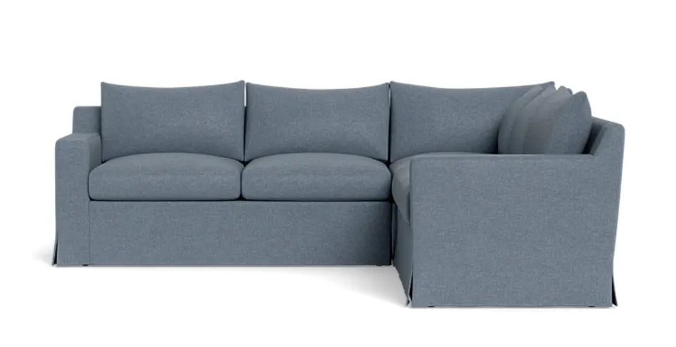 Sloan Slipcovered Corner 4-Seat Sectional Sofa