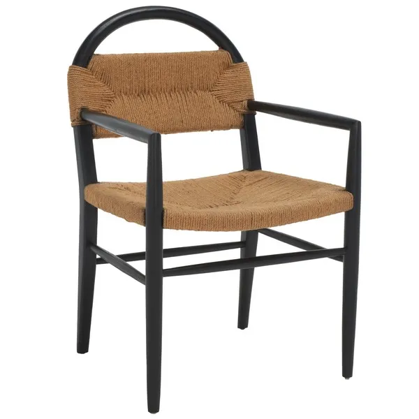 Farley Dining Chair - Black / Natural
