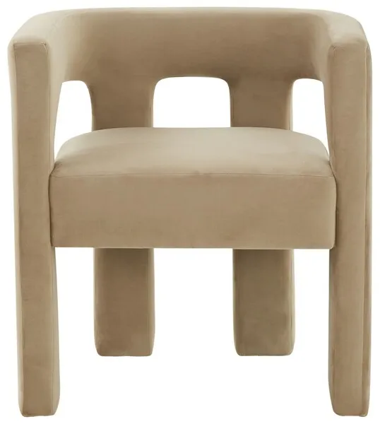 Deandre Contemporary Chair - Light Brown