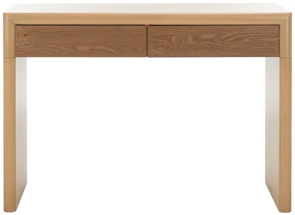 Rune Console Table With Drawers - Natural
