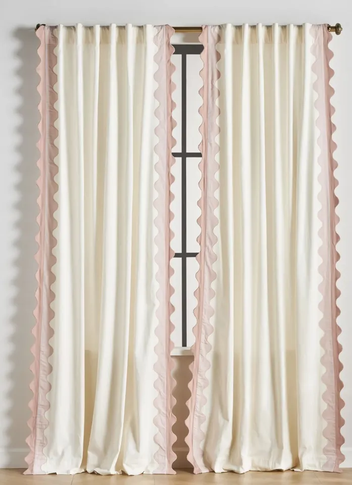 Scalloped Cotton Curtain