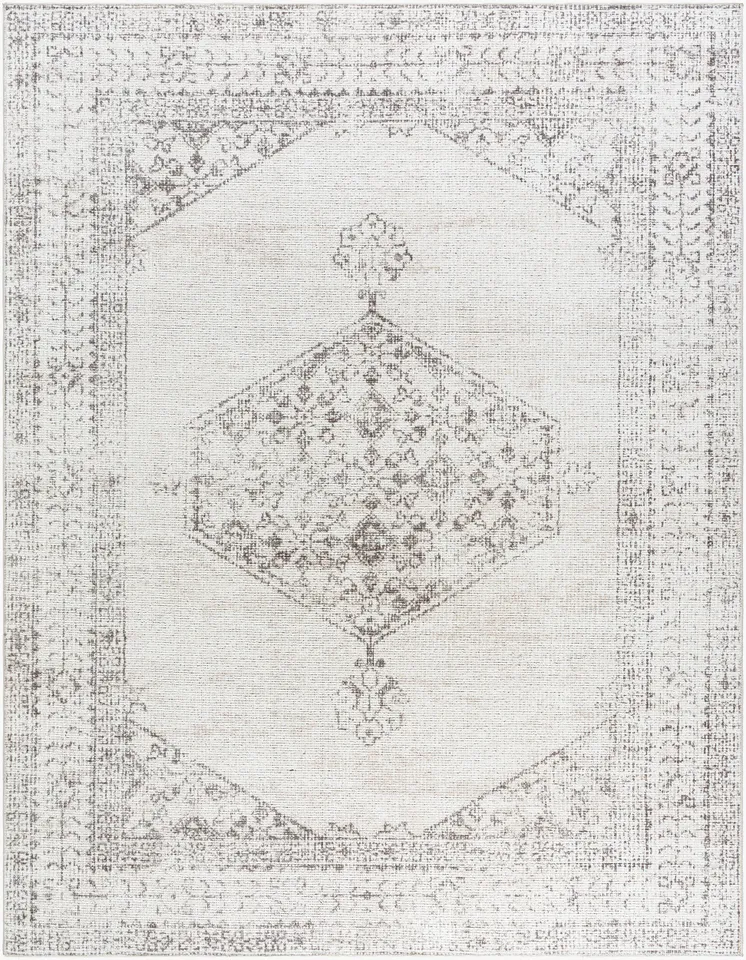 Olympic Gray Indoor 9'2" x 12' Machine Woven Rug