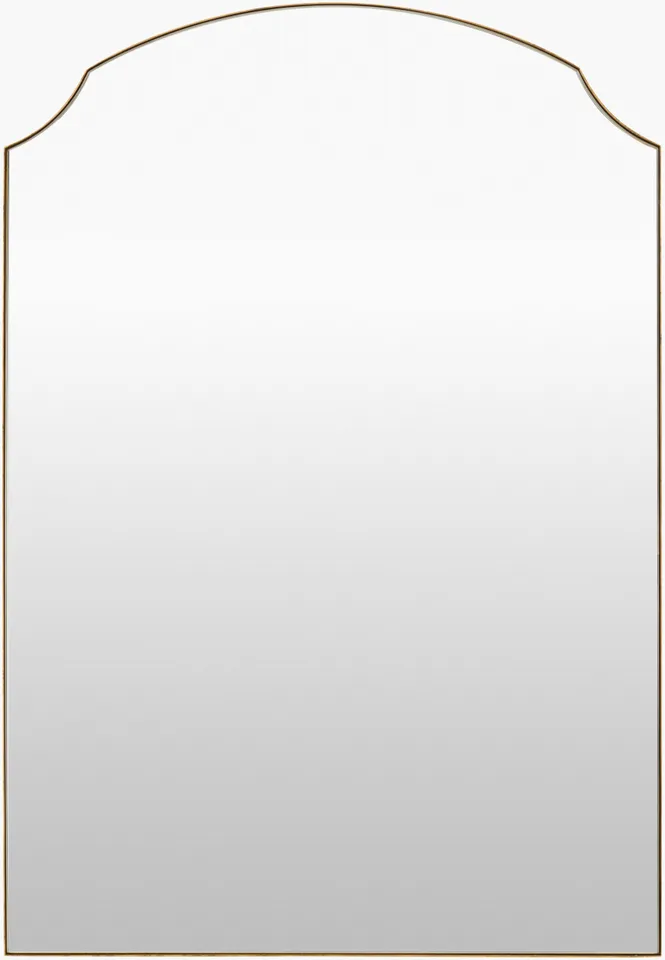 Landon Gold 36"H x 29"W x 1"D Accent Mirror