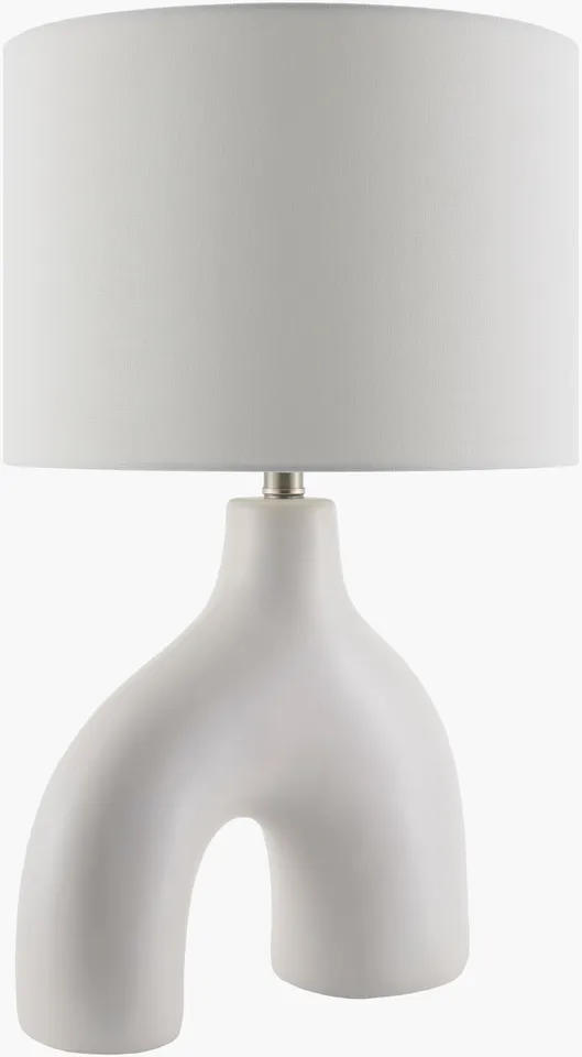 Solara  Glazed 25"H x 14"W x 14"D Accent Table Lamp