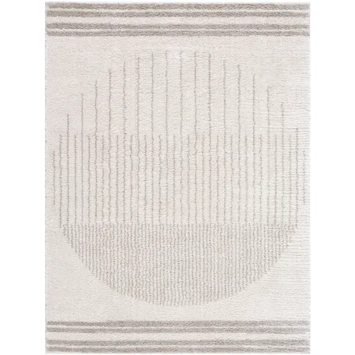 Fossay Shag Beige Indoor 7'10" x 10' Machine Woven Rug