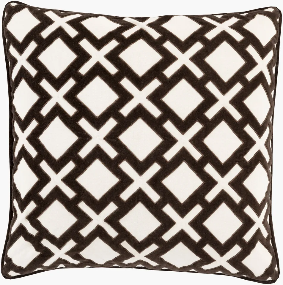 Alexandria AX-003 18"L x 18"W Pillow Cover
