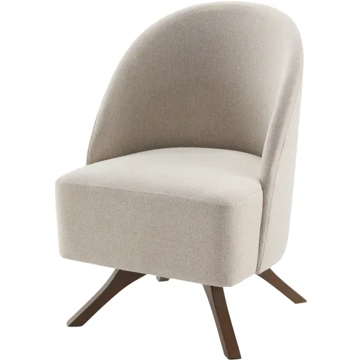 Coda Polyester 35"H x 24"W x 26"D Swivel Chair