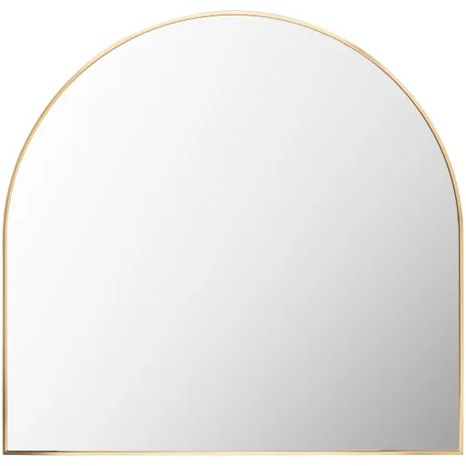 Aranya Gold 35"H x 36"W x 1"D Accent Mirror