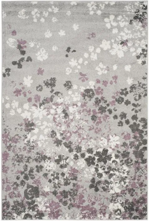 Arlo Home Woven Area Rug, ADR115M, Light Grey/Purple,  11' X 15'