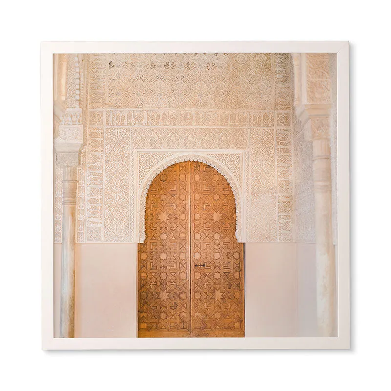 ALHAMBRA DOOR GRANADA SPAIN  BY RAISAZWART 30 x 30