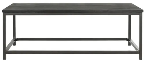 Alec Coffee Table - Distressed Black