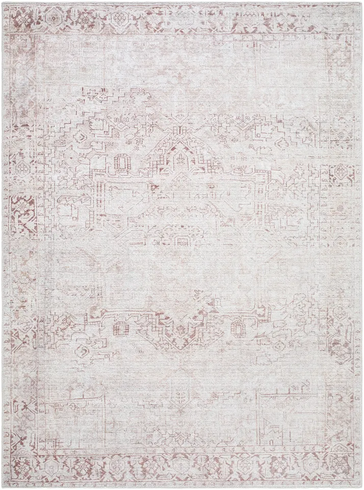 Collins Avenue White Indoor 9'1" x 12' Machine Woven Rug