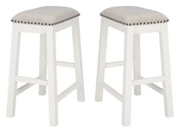 Aero Counter Stool, Set Of 2 - Grey / White