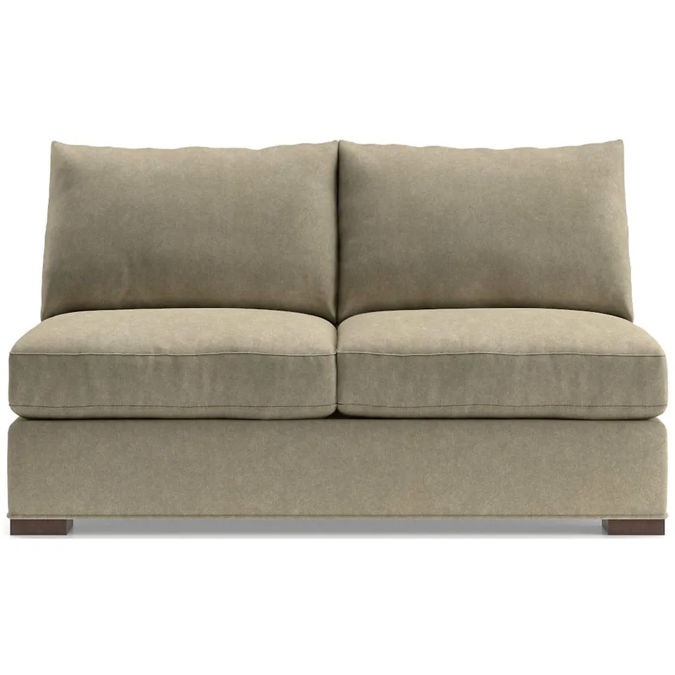 Axis Armless Loveseat, Ascend Desert