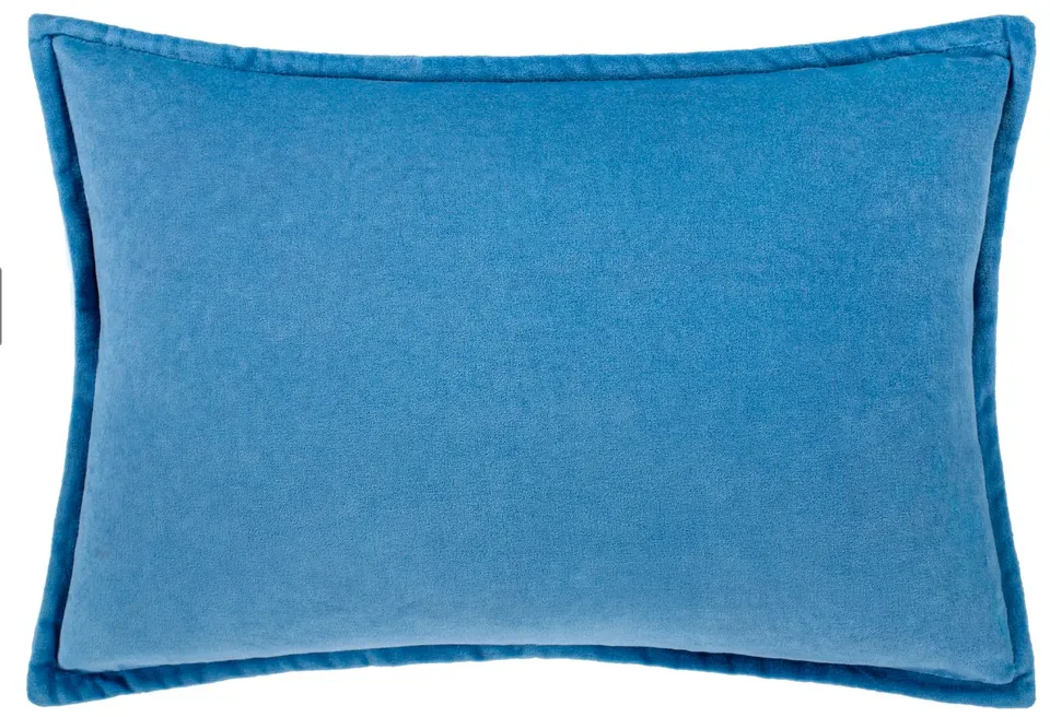 Cotton Velvet CV-015 13"L x 19"W Down Filled Pillow