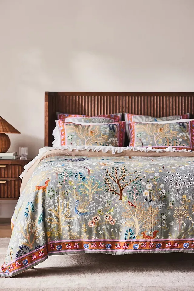 The Printed 100% Cotton-Slub Duvet