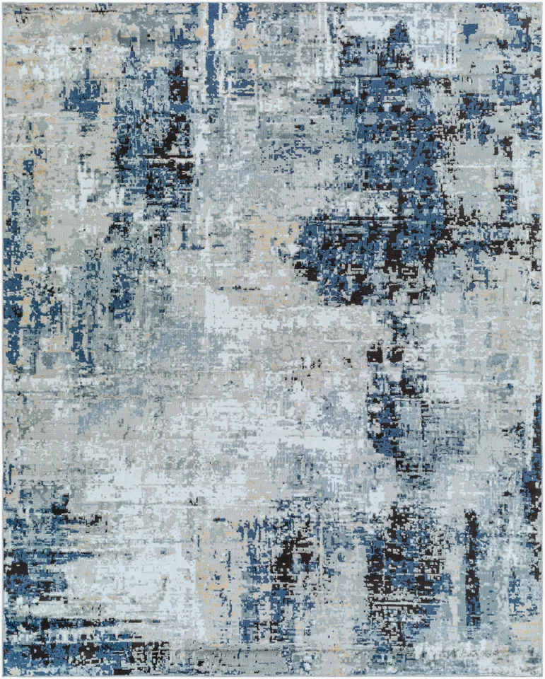 Jolie Gray Indoor 7'10" x 10' Machine Woven Rug