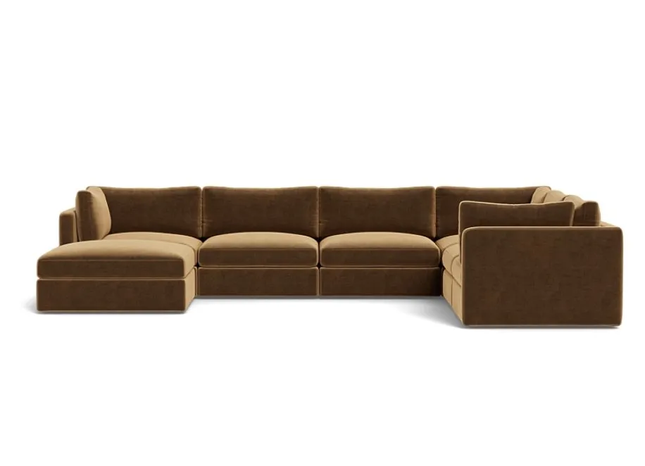 Tatum Modular Corner Chaise Sectional 