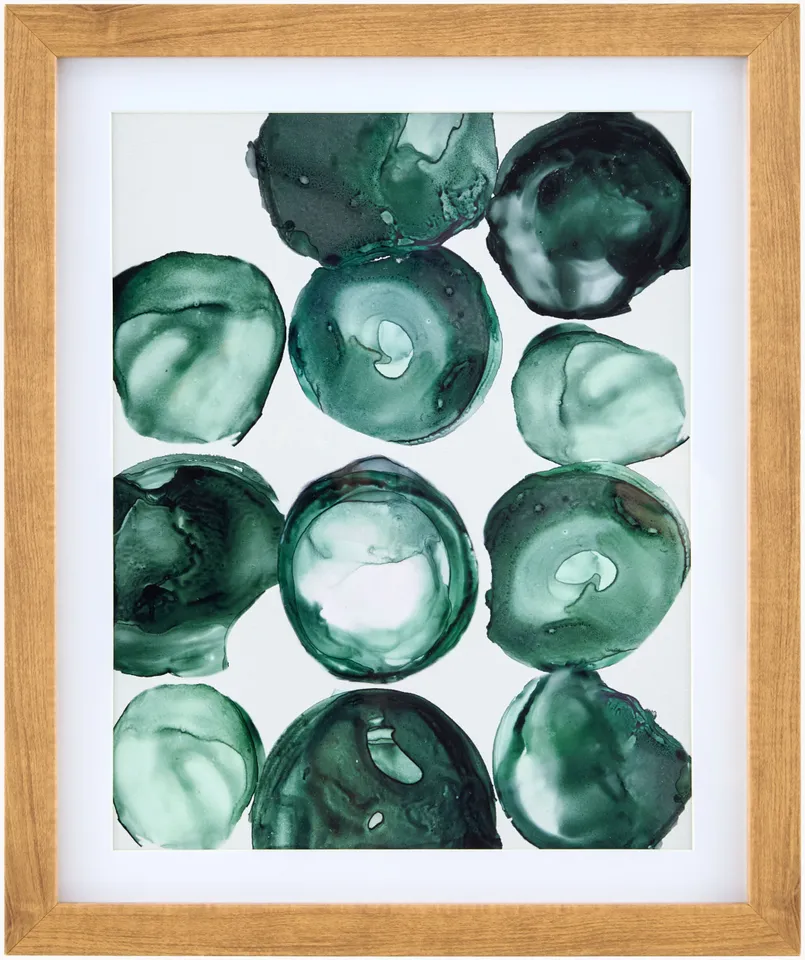Molecule MOLE-002 18"H x 15"W x 1"D Framed Art
