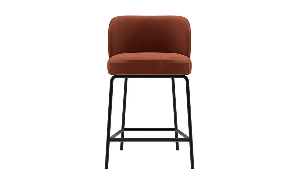 Graham Metal Framed Upholstered Counter Stool