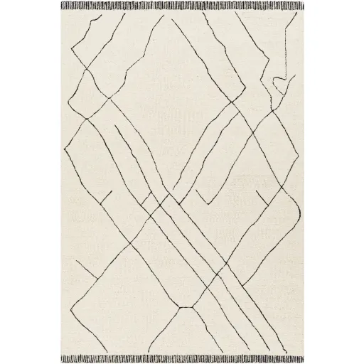 Arsenal Beige Indoor 9' x 12' Handmade Rug