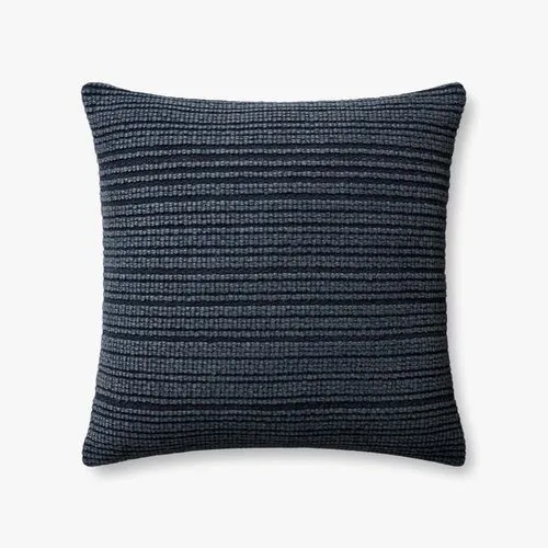 Magnolia Home by Joanna Gaines x Loloi Irene Navy 22" x 22" Cover w/Poly