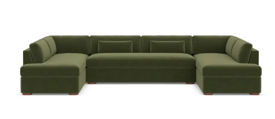 Cyrus 3-Piece U-Bumper Sectional