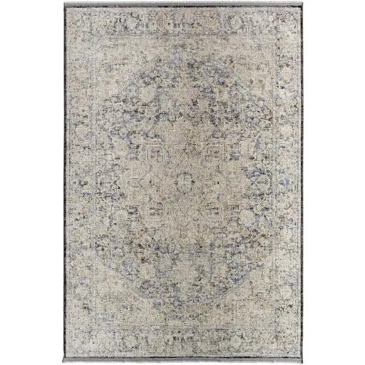 Rivaldo Gray Indoor 7'10" x 10' Machine Woven Rug