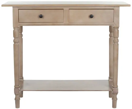 Rosemary 2 Drawer Console - Vintage Gray
