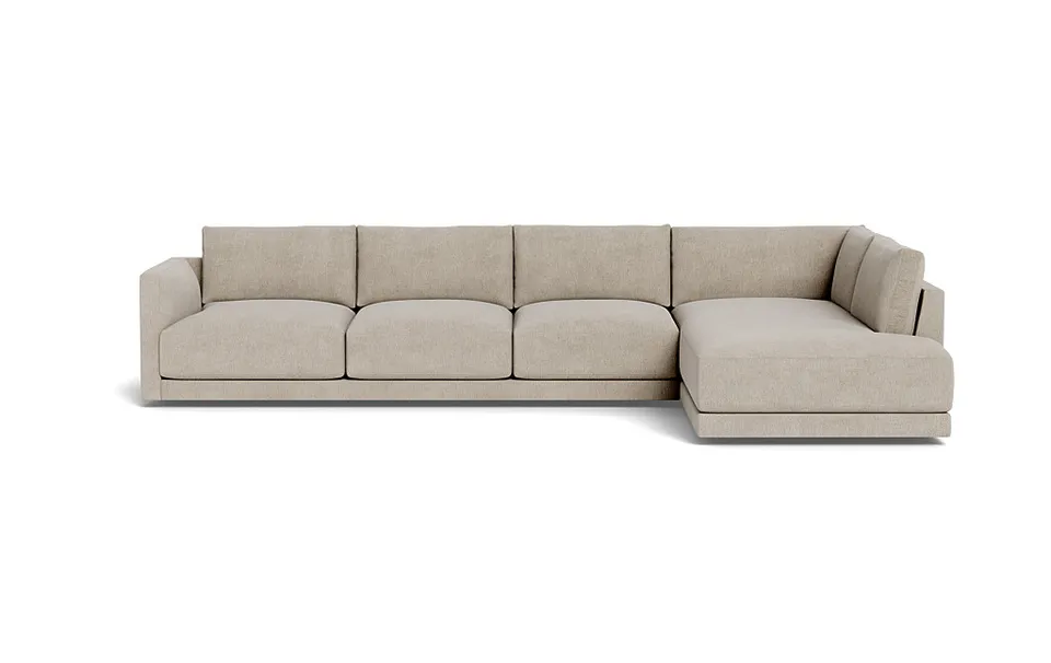 Lukas 4-Seat  Bumper Sectional